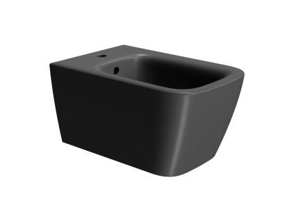 GSI Nubet bidet závěsný 35 x 55 cm keramika černá mat 9665126