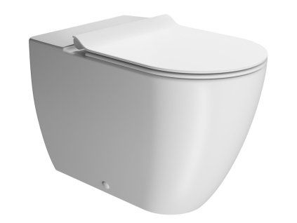 GSI Pura wc mísa kombi 36 x 63 cm Swirlflush spodní/zadní odpad keramika bílá dual-mat 880609