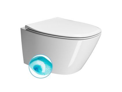 GSI Modo závěsná wc mísa 37 x 54 cm Swirlflush keramika bílá ExtraGlaze 841511