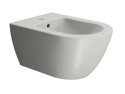 GSI Pura bidet závěsný 55 x 36 cm keramika cenere mat šedá 8865117