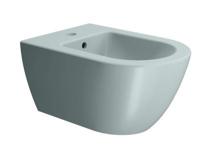GSI Pura bidet závěsný 55 x 36 cm keramika ghiaccio mat modrá 8865115