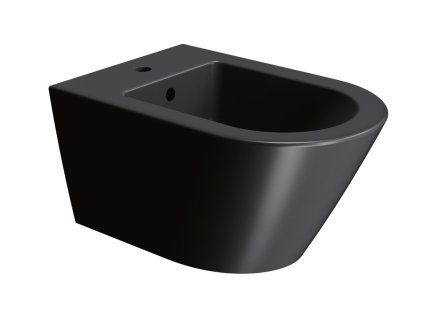 GSI Kube X bidet závěsný 36 x 55 cm keramika černá mat 9465126
