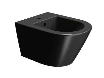 GSI Kube X bidet závěsný 36 x 50 cm keramika černá mat 9464126