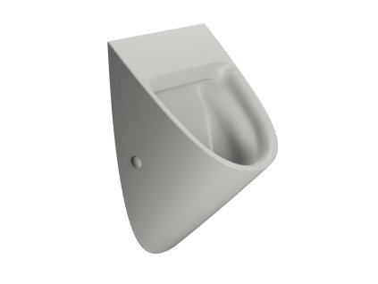 GSI Community pisoár se zakrytým přívodem vody 31 x 54,5 cm Rimless keramika cenere mat šedá 769517