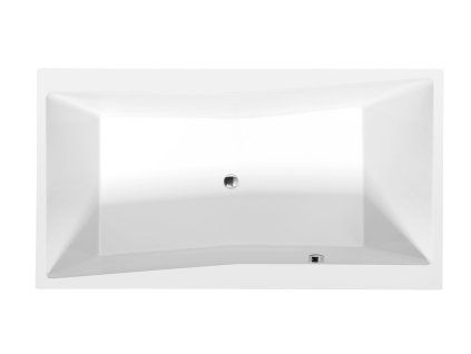 Polysan Quest obdélníková vana 190 x 100 x 49 cm akrylát bílá mat 78531.11