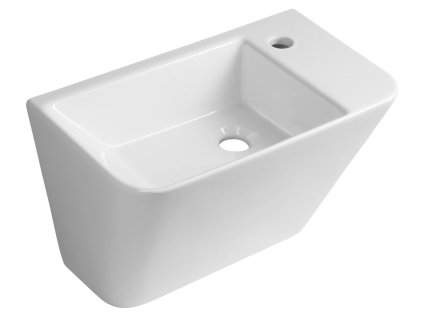 Sapho Primo umývátko 50 x 28 cm s otvorem pro baterii bez přepadu keramika bílá 100605