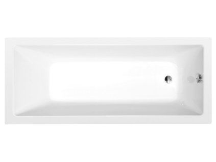 Polysan NOEMI obdélníková vana 180 x 80 x 39 cm akrylát bílá 71715