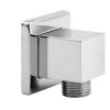Sapho 1205-02 vývod sprchy 60 x 60 mm hranatý chrom
