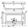 Vagnerplast Cavallo 190 x 90 cm VPBA190CAV2X-04 vana vč. noh  + Nohy k vaně ZDARMA