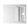 Polysan VARESA 100 x 80 cm sprchová vanička obdélníková litý mramor 71605