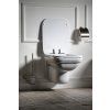Kerasan WALDORF 418801  WC sedátko Soft Close polyester bílá/chrom