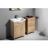 Aqualine KERAMIA  FRESH umyvadlová skříňka ,60x74x33,7cm,dub platin ( 50066 )