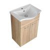 Aqualine KERAMIA FRESH 50058 umyvadlová skříňka 51 cm dub platin