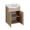 Aqualine KERAMIA FRESH 50058 umyvadlová skříňka 51 cm dub platin