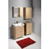 Aqualine ZOJA/KERAMIA FRESH 50 x 76 x 23 cm 51304 skříňka horní dub platin