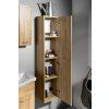Aqualine ZOJA/KERAMIA FRESH skříňka vysoká 30x140x25cm dub platin 51157