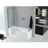 Santech IRIS 170 x 80 cm SAIRI170P vana s dvířky akrylátová pravá