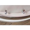 239 6 arttec sprchovy kout ctvrtkruhovy briliant 90 x 90 x 198 cm chinchilla sklo s vanickou z liteho mramoru polaris