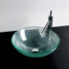Sapho Ice 2501-04 umyvadlo skleněné O 42 cm