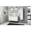 Sapho GSI Classic 8725111 keramické dvojumyvadlo 125 x 54 cm bílé