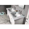 Sapho GSI Classic 8725111 keramické dvojumyvadlo 125 x 54 cm bílé