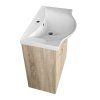 Aqualine KERAMIA FRESH 50065 umyvadlová skříňka 60 cm dub platin