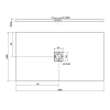 Polysan FLEXIA 180 x 100 x 3,5 cm 72917 sprchová vanička s možností úpravy rozměru