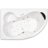 1460 1 masazni vana 160 x 105 cm leva varianta nike flat cerny prisavky