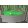 3050 7 thaleila surf chromo 160 x 105 cm hydromasazni vana zelena barva