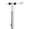 Geberit Sigma 01 115.770.DW.5 ovládací tlačítko černá