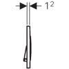 Geberit Sigma 20 115.882.KH.1 ovládací tlačítko pochromovaná lesklá / matná / lesklá