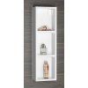 Aqualine Zoja 45463 policová skříňka k zrcadlu Korin 20 x 70 x 12 cm bílá