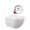 Creavit FREE závěsné wc + bidet 2v1 bílá FE320