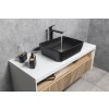 Sapho Sand 903726 umyvadlo 50 x 38 cm černá mat