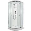 3395 4 sprchovy box briliant model 1 ctvrtkruhovy se stropem a vanickou z liteho mramoru cire sklo