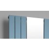Isan Collom Mirror 1800 x 602 mm koupelnový radiátor bílý
