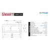Santech SMART 160 x 72,5 cm SASMA160 vana akrylátová