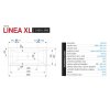 Santech LINEA XL 190 x 90 cm SALIN190XL vana akrylátová