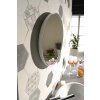 Sapho Float O 60 cm zrcadlo s LED osvětlením 22559 bílá