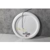 Sapho Float O 74 cm zrcadlo s LED osvětlením 22574 bílá