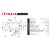 Santech FONTÁNA 150 x 90 cm SAFON150P vana akrylátová pravá