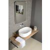 Sapho Float 60 x 80 cm zrcadlo s LED osvětlením 22572 bílá