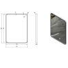 Sapho Float 60 x 80 cm zrcadlo s LED osvětlením 22572 bílá