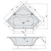 Polysan FLOSS 145 x 145 x 50 cm 98611 vana