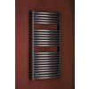PMH Marabu 450 x 783 mm M1BL koupelnový radiátor černá mat