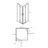 8058 ctvercovy sprchovy kout viva 195r