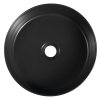 Sapho INFINITY ROUND 36 x 12 cm 10NF65036B umyvadlo na desku keramické černé mat