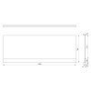 Polysan Plain Nika 72505 panel 160 x 59 cm