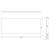 Polysan Plain Nika 72478 panel 130 x 59 cm