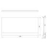 Polysan Plain Nika 72469 panel 120 x 59 cm